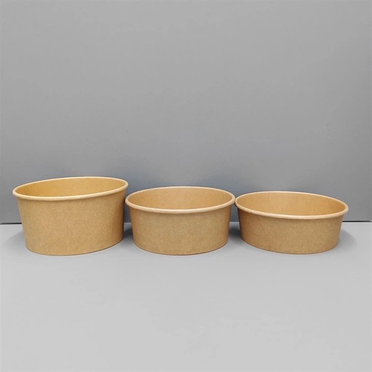 ペット用蓋付きクラフト紙ボウル