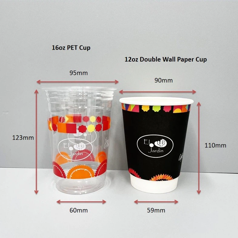 16oz Dia95 PET Cup For Cold Drink