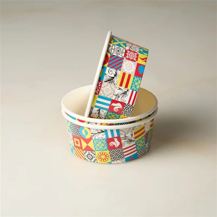 蓋付き紙製スープボウル